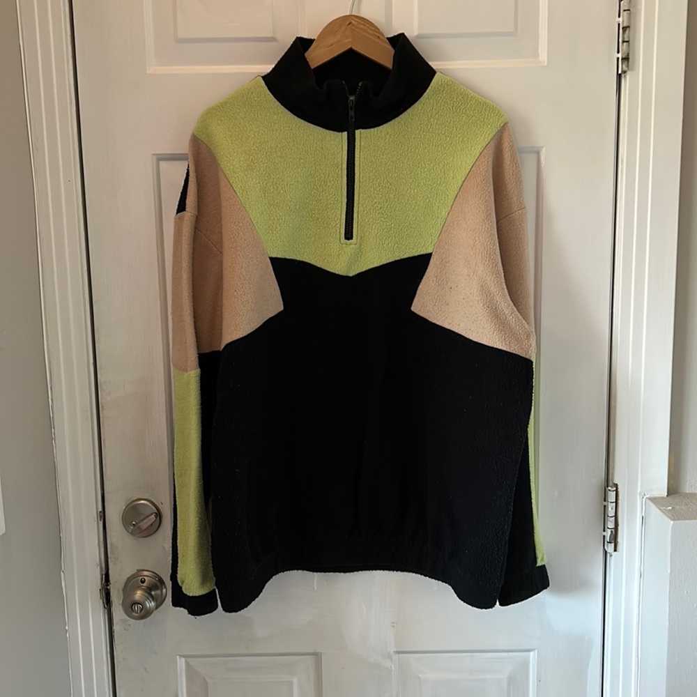 Oversized urban outfitters quarter zip